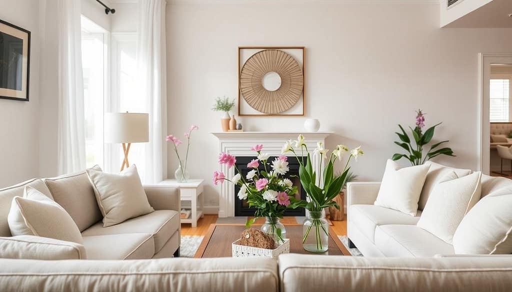Well-prepared living room ready to rent out on Airbnb